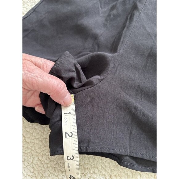 Ava + Esme Deep Plunge Sleeveless Romper, Black Size XS - Picture 7 of 11